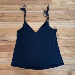 Abercrombie & Fitch Black Tie Camisole Top